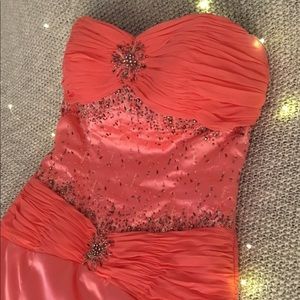 Mermaid bodice prom gown!